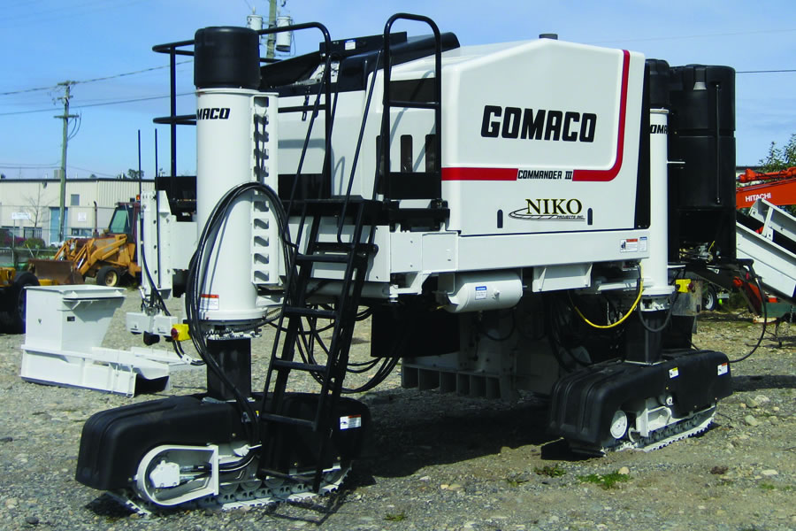Niko Projects Gomaco Commander III Curb Machine